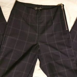 Dynamite navy with white stripe dress pants